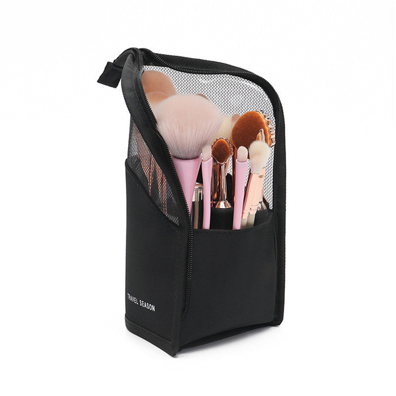 Travel Makeup Brush Holder – Waterproof & Foldable Cosmetic Bag