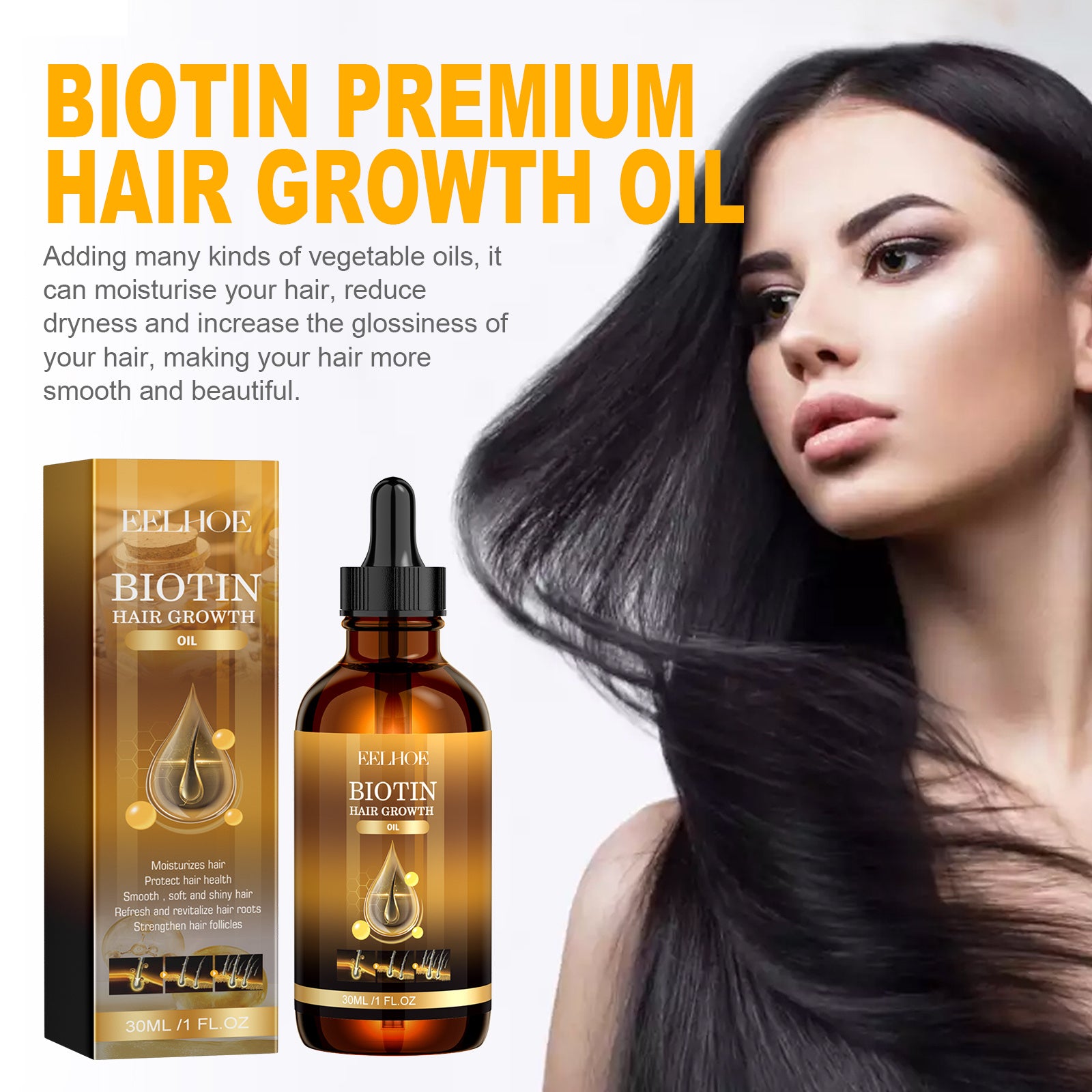 Biotin Hair Growth Oil – EELHOE