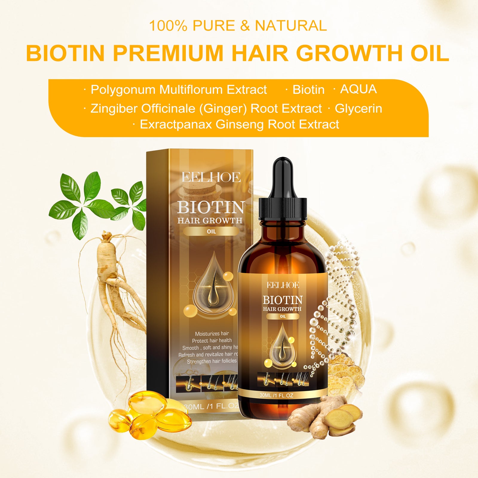 Biotin Hair Growth Oil – EELHOE